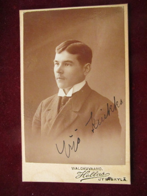 Visiittikortti. Yrjö Kuikka
