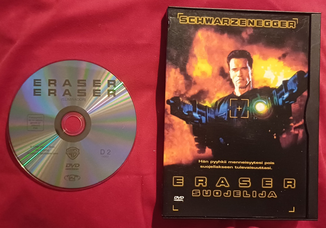 Eraser - Suojelija (1996), DVD