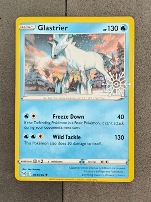 Glastrier 051/196 Holiday Calendar Snowflake Stamp Cosm Holo