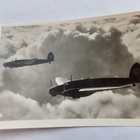 VANHA Kortti Natsi Saksa Unsere Luftwaffe Lentokone He 111K - pikkukuva 1