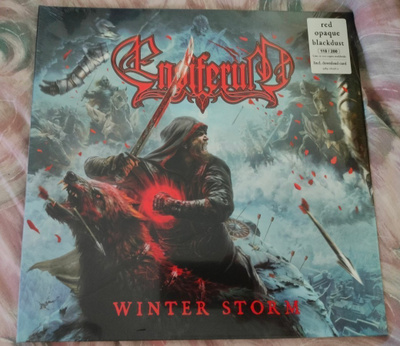 Ensiferum : Winter Storm - Red Opaque Blackdust - 12" vinyl