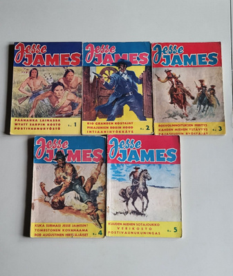 JESSE JAMES LEHDET 1958-59