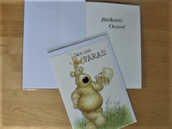 2-OSAINEN kortti -    sinä olet paras!!-  käyttämätön