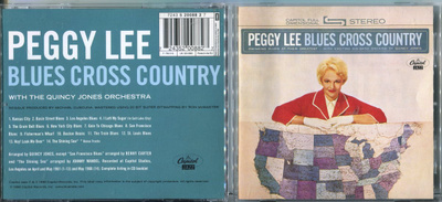 PEGGY LEE . CD-LEVY . BLUES CROSS COUNTRY
