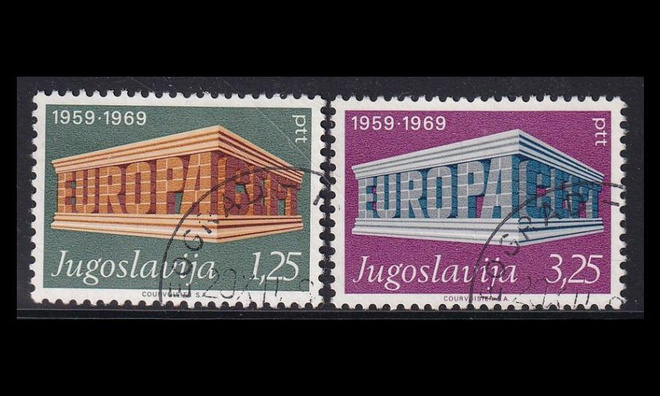 Jugoslavia 1361-2_I o Europa (1969)