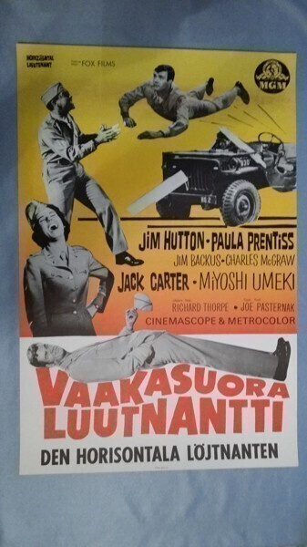 Vaakasuora luutnantti Vanha Elokuvajuliste