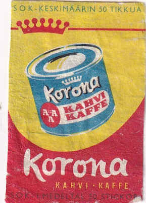 Korona kahvi - kaffe  , s73