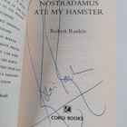 Robert Rankin : Nostradamus Ate My Hamster (signeerattu) - pikkukuva 3