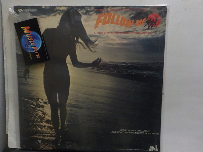 STU PHILLIPS - FOLLOW ME EX+/EX SOUNDTRACK LP
