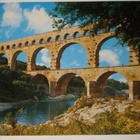 PONT DU GARD 23x29 Estel -foto 1970´s - pikkukuva 2