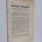 Postarkiv - postiarkisto 2/1909 : bihang till poststyrels... - pikkukuva 1
