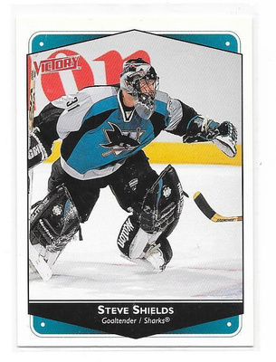 2002-03 UD Victory #256 Steve Shields San Jose Sharks MV
