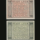 Saksa Notgeld 10, 50 Pfennig, Lyck Serie II - pikkukuva 2