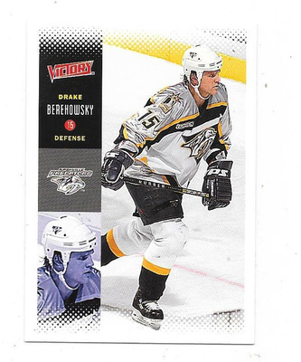 1999-00 UD Victory #133 Drake Berehowsky , Nashville Preds
