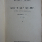 Maurice Leblanc: Kultainen kolmio, Kirja 1919. 224 s. - pikkukuva 5