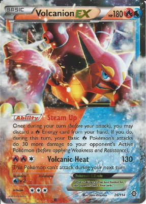 Volcanion EX 26/114 - Steam Siege - EX