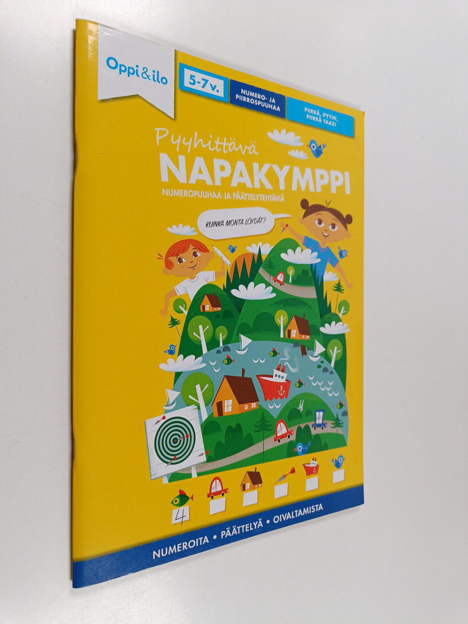 Riitta Nisonen : Pyyhittävä Napakymppi! -puuhakirja 5-7 v...