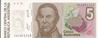 Argentiina 5 australes
