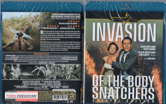 Invasion Of The Body Snatchers (1956)	(89 355)	UUSI	-SV-	BLU