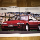 Esite Honda Civic 4-ovinen mallisto 1988 - pikkukuva 2