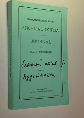 Suomalais-ugrilaisen seuran aikakauskirja 73 = Journal de...