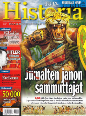 Tieteen Kuvalehti HISTORIA 12/2017 Asteekkien jaguaarisoturi