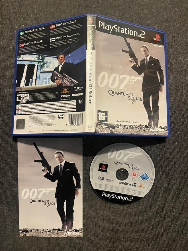 007 - Quantum Of Solace PS2 (Suomijulkaisu)