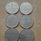 Deutsche 1 MARK kolikkosetti, 6kpl - pikkukuva 1