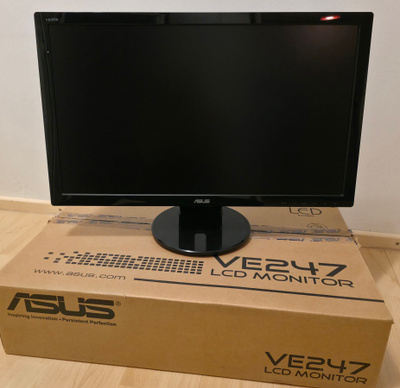 Asus VE247H LCD-näyttö, 1920×1080, 16:9, 24 tuumaa