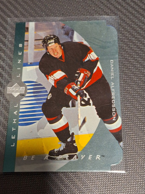 1995-96 Upper Deck Be a Player Lethal Lines Daniel Alfredsso