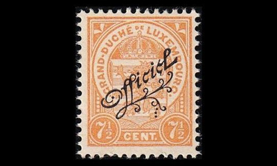 Luxemburg 108 ** Virkamerkki 7½ C (1919)