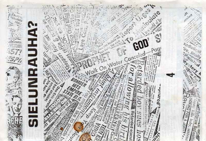 SIELUNRAUHA #4 [1991] punk/hc pienlehti