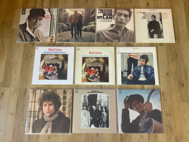 Bob Dylan Vinyylilevykokoelma - 51 x LP’s