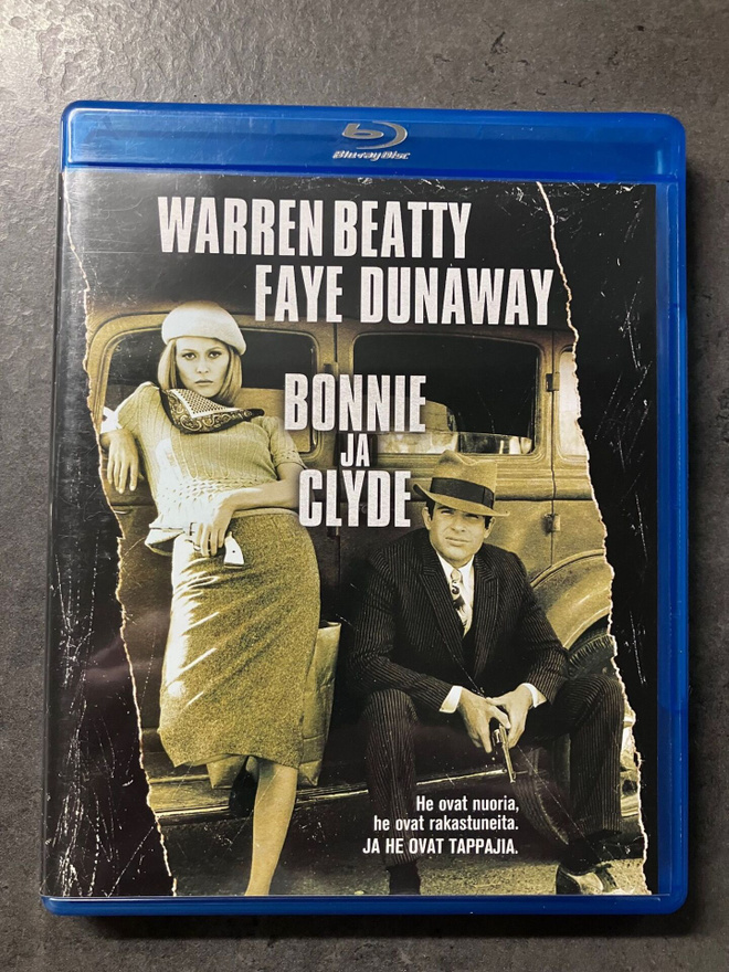 Bonnie and Clyde - Blu ray - suomi kannet
