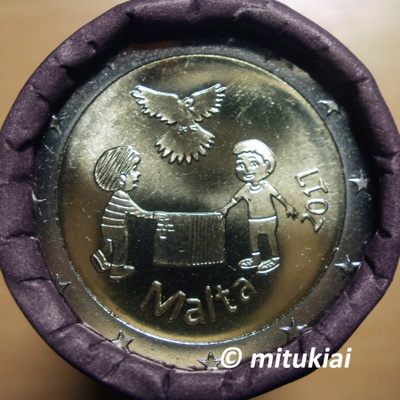 Malta 2 euro 2017 juhlaraha Peace, UNC