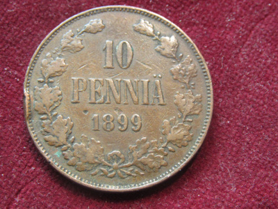 10 penniä 1899