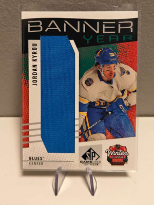 2025-26 SP Game Used Banner Year Relics -Jordan Kyrou