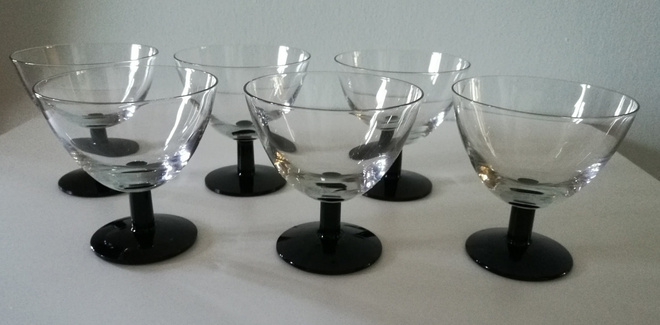 Nuutajärvi, Saara Hopea, 6 kpl coctail lasi