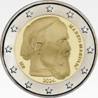 Kroatia 2024 2 euro Marko Marulic coincard - pikkukuva 2