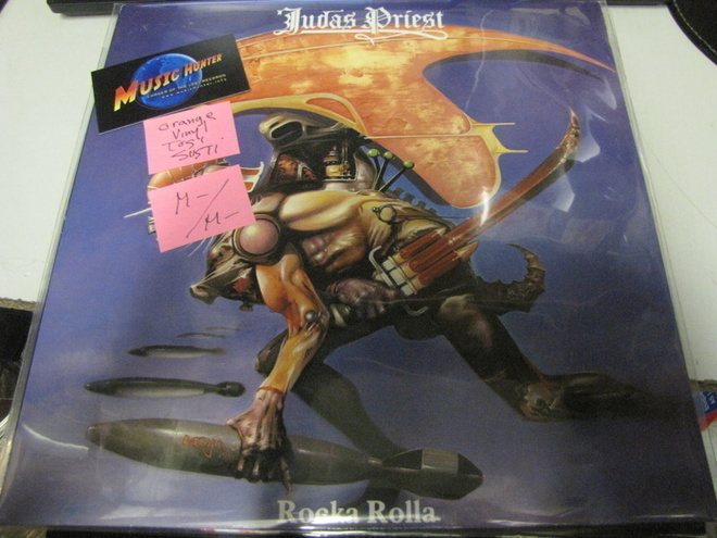 JUDAS PRIEST - ROCKA ROLLA LP ORANSSI VINYYLI M-/M-