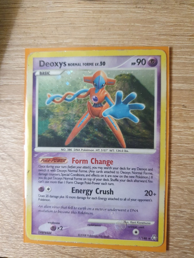 Deoxys Normal Forme Lv.50 1/146 RARE - Diamond & Pearl