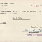 FIRMAKORTTI LAIDIKE/SUOMUSJÄRVI OSMO KORENTO siltaleima - pikkukuva 1