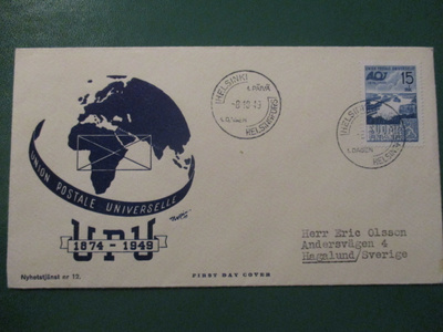 FDC  08.10 -49 LUETTELOSSA 7,6€  (K12-101)