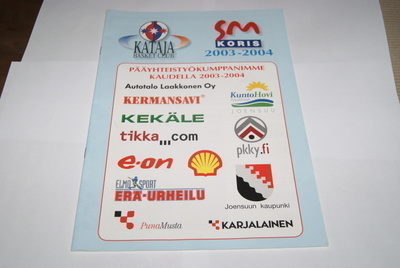 Koripallo-Kataja kausiohjelma 2003-2004