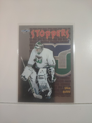 1995-96 Score - Black Ice #320 Sean Burke STOPPERS