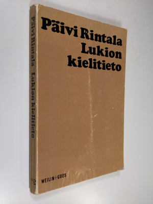 Päivi Rintala : Lukion kielitieto