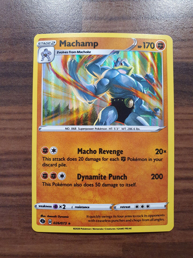 Pokemon Machamp 026/073 Holo Rare