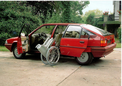 Citroen BX invavarustus -esite, 1988