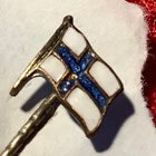 Suomen lippu neulamerkki rintamerkki1930-40 - pikkukuva 1