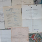 Vanhoja koulutodistuksia ja työtodistuksia 10 kpl - v.1916 - - pikkukuva 4
